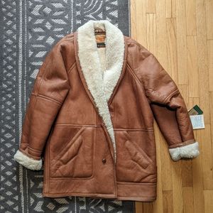 Vintage Womens XL Shearling Coat